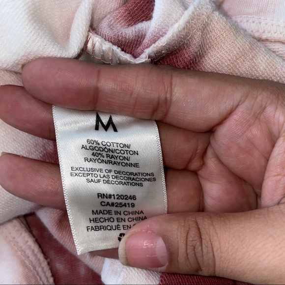 NEW C&C California Arizona desert spiral long sleeve thin tie dye hoodie - Picture 9 of 10